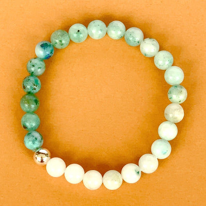 Kiwi Jasper Ombre bracelet