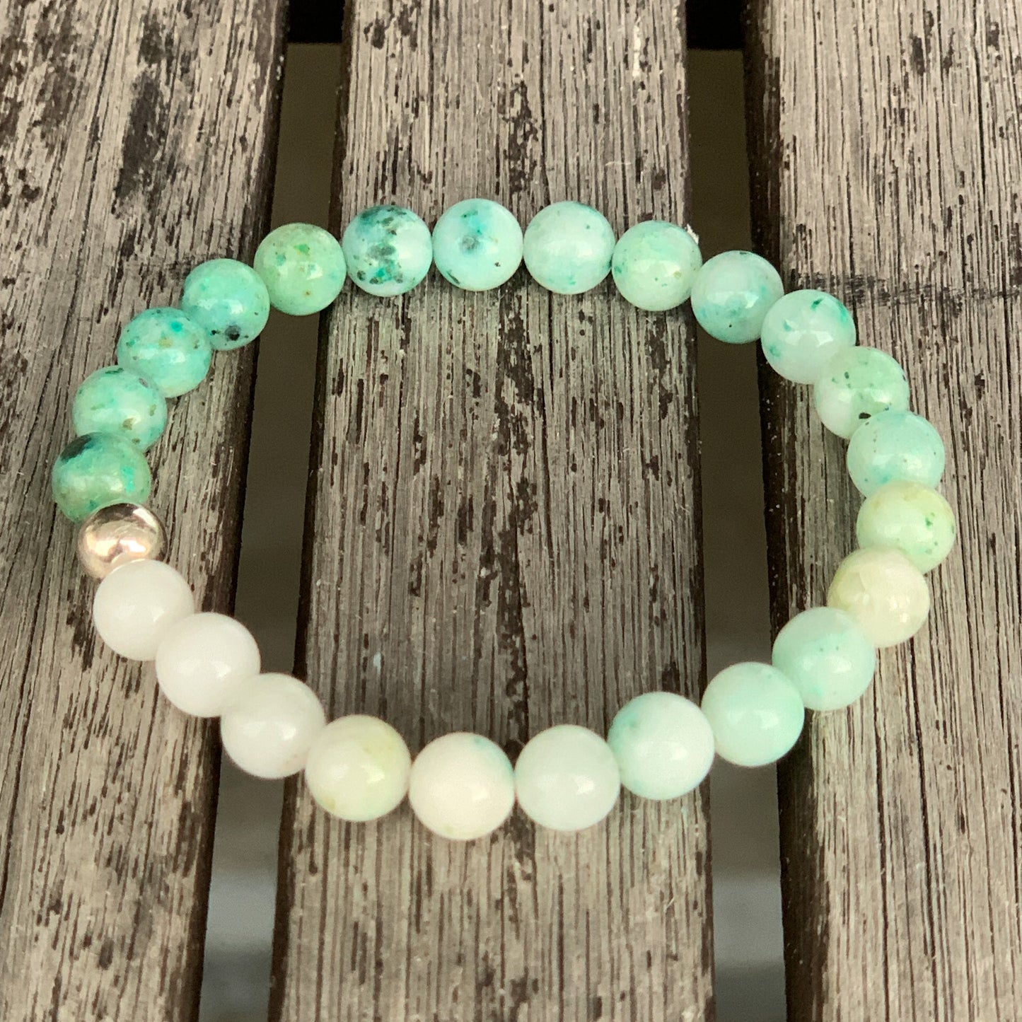 Kiwi Jasper Ombre bracelet