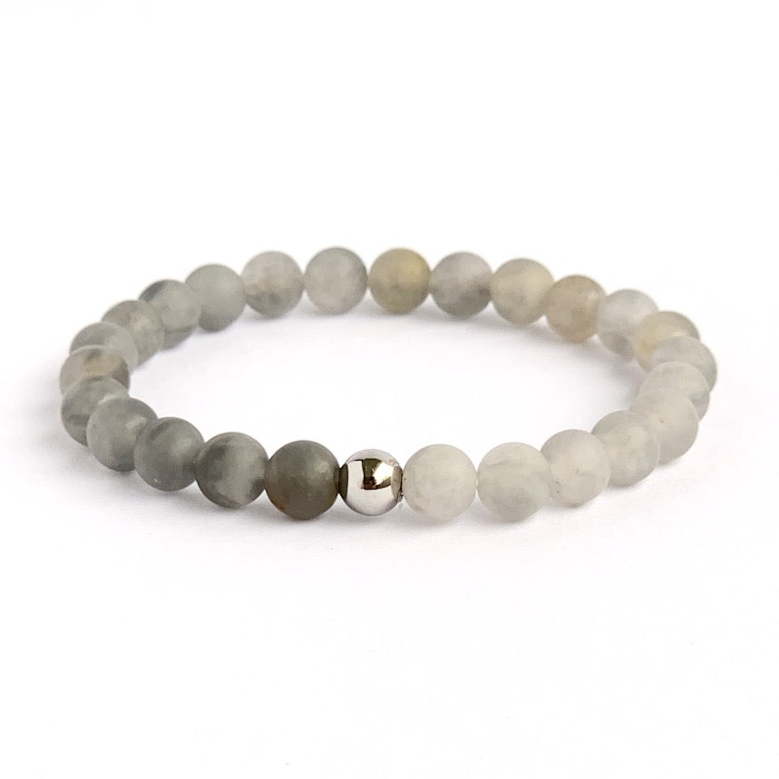 Cloudy Quartz Ombre bracelet