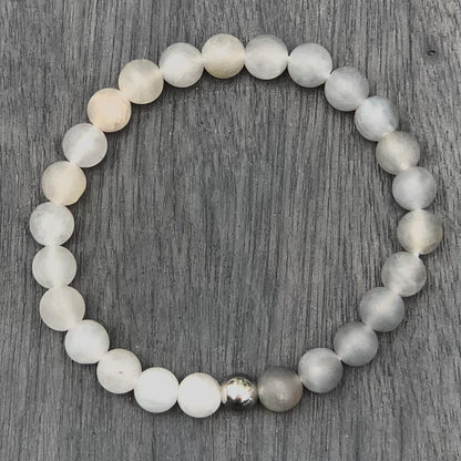 Cloudy Quartz Ombre bracelet